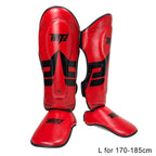 MTB SJ-004B Freestyle Grappling Thai Boxing Taekwondo Thickening Leg Guards Protective Gear, Size: L, Size: L