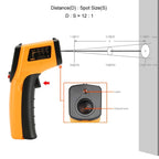 GM333 Portable Digital Laser Point Infrared Thermometer, Temperature Range: -50-400 Celsius Degree, GM333