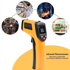 GM333 Portable Digital Laser Point Infrared Thermometer, Temperature Range: -50-400 Celsius Degree, GM333