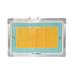 Aluminum Alloy Volleyball Coach Board Plate Handball Coaching Sets Volley Ball Equipment Training Magnetic with Eraser & Pen, Volleyball Coach Board