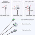 7 in 1 Cylindrical Head PVC Brake Cable Tube Set for Mountain Bike, Mountain Bike