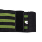 10 PCS Bicycle Widening Elastic Leg Bands Puttee Safety Belt, Green