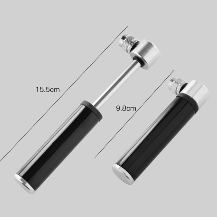 Manual Mini Portable Bicycle Aluminum Alloy Pump, Inflator Black, Inflator Red, Inflator Silver