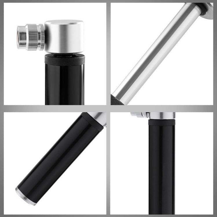 Manual Mini Portable Bicycle Aluminum Alloy Pump, Inflator Black, Inflator Red, Inflator Silver