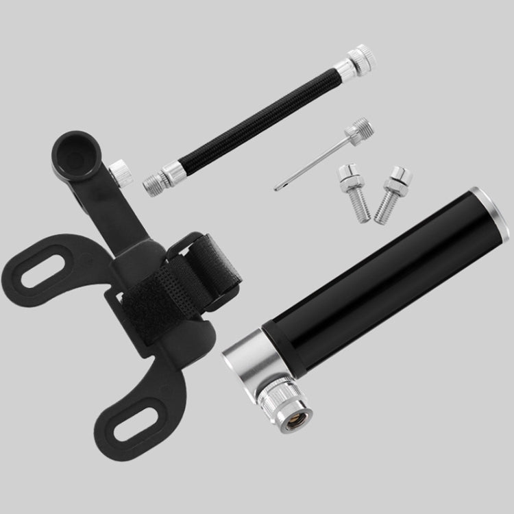 Manual Mini Portable Bicycle Aluminum Alloy Pump, Inflator Black, Inflator Red, Inflator Silver