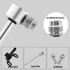 Manual Mini Portable Bicycle Aluminum Alloy Pump, Inflator Black, Inflator Red, Inflator Silver
