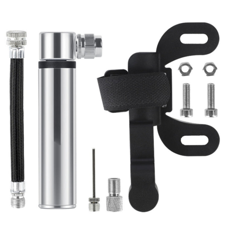 Manual Mini Portable Bicycle Aluminum Alloy Pump, Inflator Silver, Inflator Black, Inflator Red