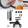 Manual Mini Portable Bicycle Aluminum Alloy Pump+ Glue-free Tire Patch + Fish-shaped Tire Lever, Inflator + Glue-free Tire Patch + Fish-shaped Tire Lever Silver, Inflator + Glue-free Tire Patch + Fish-shaped Tire Lever Black                            ...