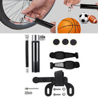 Manual Mini Portable Bicycle Aluminum Alloy Pump + Plastic glue-free tire patch + Tire lever, Inflator + Plastic glue-free tire patch + Tire lever  Silver, Inflator + Plastic glue-free tire patch + Tire lever Black                                      ...