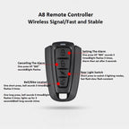 Antusi A8 Portable Rechargeable Rear Light Wireless Theft Alarm, A8