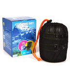DS-101 Portable Outdoor Camping Cooking Set Picnic Boiler Cookware Combination