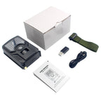 PR-200B 120 Degrees Wide Angle Lens IP56 Waterproof  12MP 1080P HD Infrared Hunting Trail Camera, Support TF Card, PIR Distance: 10-15m, PR200B