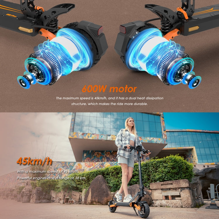 KUGOO Kukirin G2 Pro 600W Three-speed Folding Electric Offroad Scooter with 8.5 inch Tires & LCD Display, G2 Pro