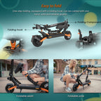 KUGOO Kukirin G2 Pro 600W Three-speed Folding Electric Offroad Scooter with 8.5 inch Tires & LCD Display, G2 Pro