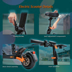 KUGOO Kukirin G2 Pro 600W Three-speed Folding Electric Offroad Scooter with 8.5 inch Tires & LCD Display, G2 Pro