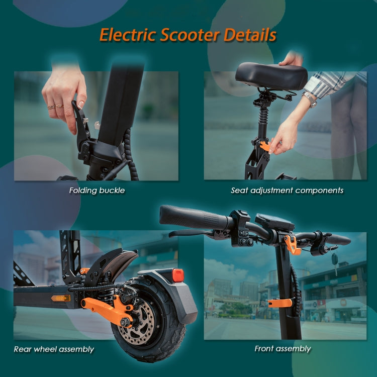 KUGOO Kukirin G2 Pro 600W Three-speed Folding Electric Offroad Scooter with 8.5 inch Tires & LCD Display, G2 Pro