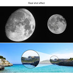 WR852 16x/66x70 High Definition High Times Astronomical Telescope with Tripod, 66x70 Blue