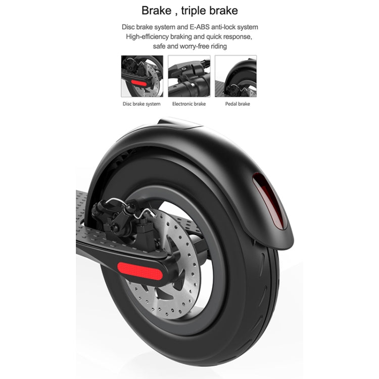 X7 Outdoor Waterproof Foldable Off-road Scooter with 8.5 inch Vacuum Tires & LCD Display& LED Lights & 6.4AH Lithium Battery, Load-bearing: 20-100kg (Black), 8.5 inch Tires US