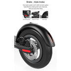 X7 Outdoor Waterproof Foldable Off-road Scooter with 8.5 inch Vacuum Tires & LCD Display& LED Lights & 6.4AH Lithium Battery, Load-bearing: 20-100kg (Black), 8.5 inch Tires US