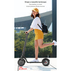 X7 Outdoor Waterproof Foldable Off-road Scooter with 8.5 inch Vacuum Tires & LCD Display& LED Lights & 6.4AH Lithium Battery, Load-bearing: 20-100kg (Black), 8.5 inch Tires US