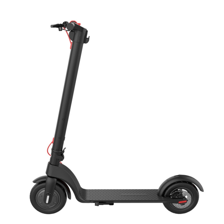 X7 Outdoor Waterproof Foldable Off-road Scooter with 8.5 inch Vacuum Tires & LCD Display& LED Lights & 6.4AH Lithium Battery, Load-bearing: 20-100kg (Black), 8.5 inch Tires US