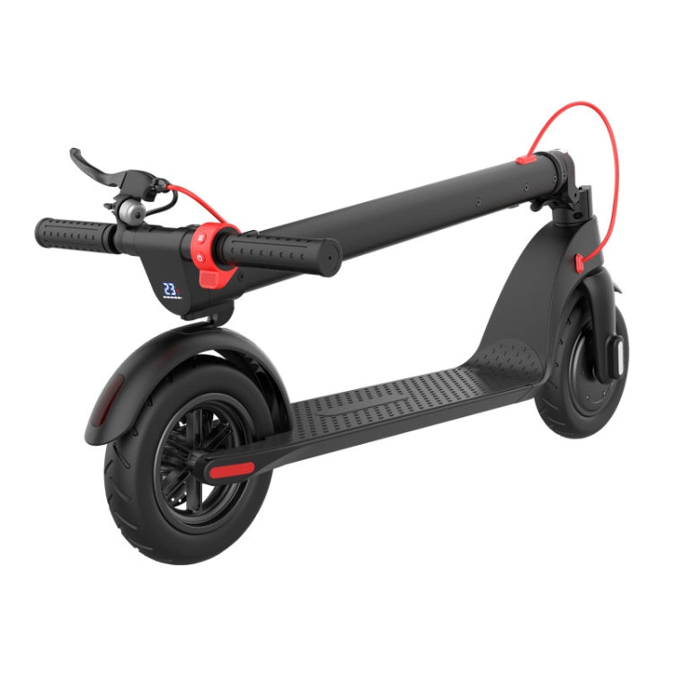 X7 Outdoor Waterproof Foldable Off-road Scooter with 8.5 inch Vacuum Tires & LCD Display& LED Lights & 5AH Lithium Battery, Load-bearing: 20-100kg (Black), 8.5 inch Tires EU