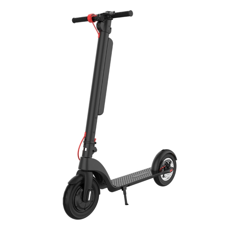 X8 Outdoor Waterproof Foldable Electric Scooter with 10 inch Vacuum Tires & LCD Display & LED Lights & 10AH Lithium Battery, Load-bearing: 20-100kg (Black), EU
