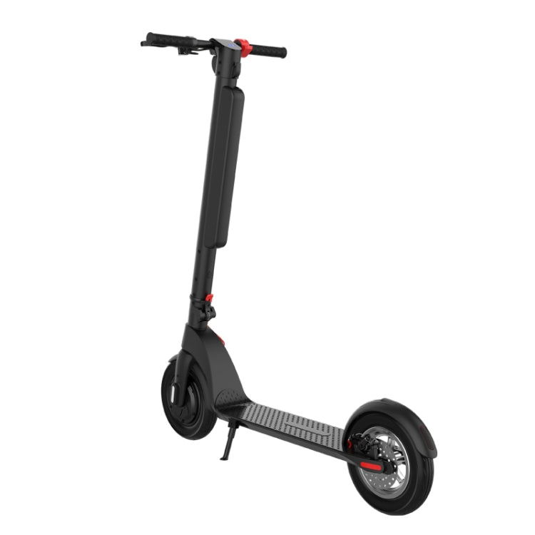X8 Outdoor Waterproof Foldable Electric Scooter with 10 inch Vacuum Tires & LCD Display & LED Lights & 10AH Lithium Battery, Load-bearing: 20-100kg (Black), EU
