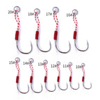 5pcs / Pack HENGJIA 12# Tied Wire Iron Hook Deep Sea Fishing Hook, 12#