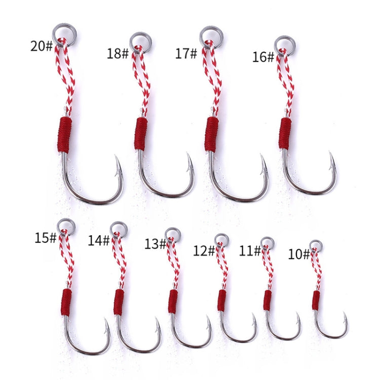 5pcs / Pack HENGJIA 15# Tied Wire Iron Hook Deep Sea Fishing Hook, 15#