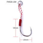 5 Set HENGJIA 18# Tied Wire Iron Hook Deep Sea Fishing Hook, 18#