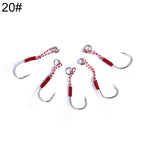 5pcs / Pack HENGJIA 20# Tied Wire Iron Hook Deep Sea Fishing Hook, 20