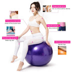Thickening Explosion-proof Big Yoga Ball Sport Fitness Ball Environmental Pregnant Yoga Ball, Diameter: 75cm, 75cm(Pink), 75cm(Blue), 75cm(Purple)