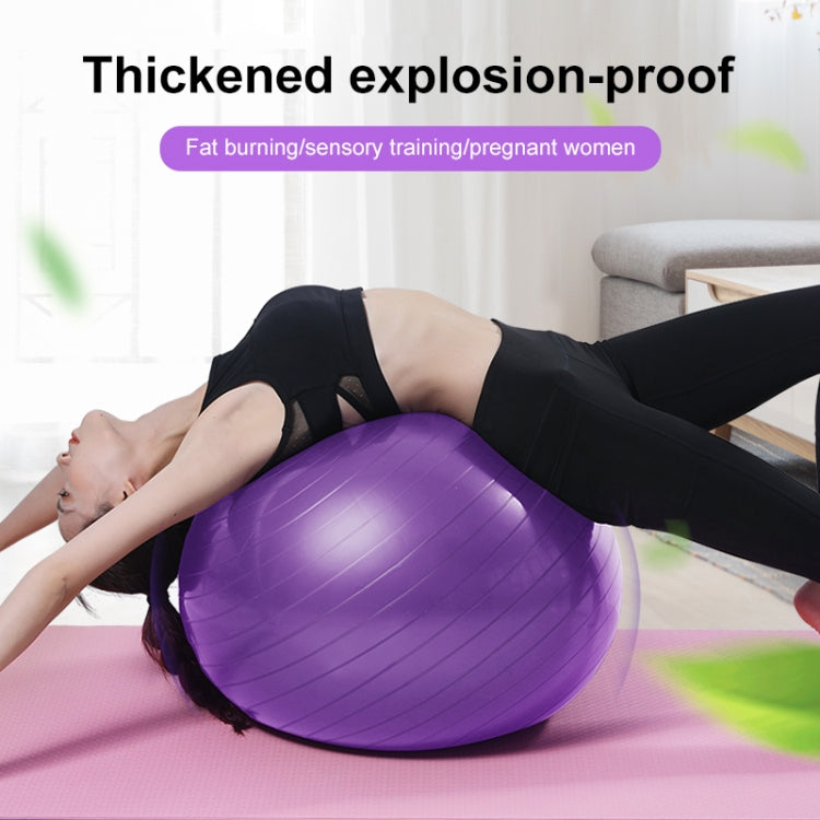 Thickening Explosion-proof Big Yoga Ball Sport Fitness Ball Environmental Pregnant Yoga Ball, Diameter: 75cm, 75cm(Pink), 75cm(Blue), 75cm(Purple)