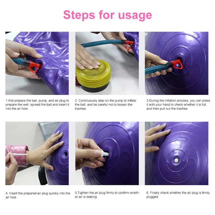 Thickening Explosion-proof Big Yoga Ball Sport Fitness Ball Environmental Pregnant Yoga Ball, Diameter: 75cm, 75cm(Pink), 75cm(Blue), 75cm(Purple)