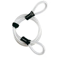 BIKERSAY 1.2 x 120cm Bicycle U-lock Steel Wire Rope, Steel Wire Rope