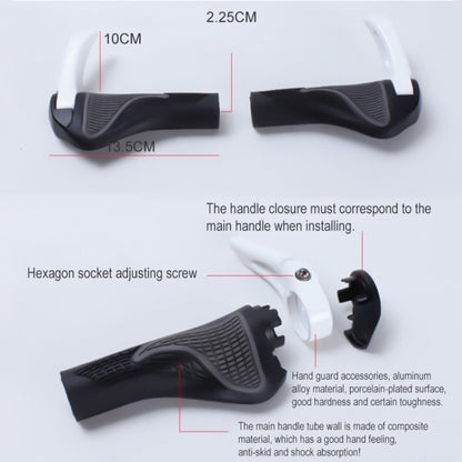 1 Pair BIKERSAY HG003 Rubber Goat Style Bicycle Handlebar Cover