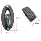BIKERSAY BK012B Bike Foldable Key Lock Bicycle Anti-theft Lock with Reflective Sticker, BK012B