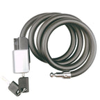 BIKERSAY BK011 Bicycle Key Lock Portable Anti-theft Lock Steel Cable Lock with Lock Frame, BIKERSAY BK011