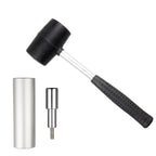 BIKERSAY BT042T Bicycle Fork Star Nut Installation Tool Bowl Set Toothless Bike Sunflower Installation Tools with Rubber Hammer, BT042T