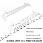 BIKERSAY BT035S Bicycle Chain Wear Checker MTB Chains Gauge Measurement Ruler Repair Tool, BT035S