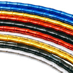 BIKERSAY Bicycle Fishbone Variable Speed Cable Tube Set Aluminum Alloy Bamboo Joint Line Pipes, 1m Black, 1m Green, 1m Gold, 1m Purple, 1m Red, 1m Silver, 1m Blue