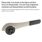 BIKERSAY BT046 Bike Bottom Bracket Tail Lock Ring Hook Wrench Repair Tool, BT046