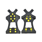 10 Teeth Ice Claw Outdoor Non-slip Shoes Covers for Ice Snow Ground, Size : L, Size : L