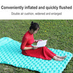 Outdoor Camping Foot-step Automatic Inflatable Cushion Portable TPU Inflatable Double Bed, Size: 195 x 119 x 16cm, Foot-step Emerald, Foot-step Peacock Blue, Foot-step Dark Blue, Foot-step Orange