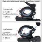 Rotatable PVC Motorcycle Bicycle Handlebar Mount Mobile Phone Holder, Handlebar Holder B