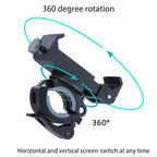 Rotatable PVC Motorcycle Bicycle Handlebar Mount Mobile Phone Holder, Handlebar Holder B