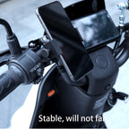 Rotatable PVC Motorcycle Bicycle Handlebar Mount Mobile Phone Holder, Handlebar Holder B