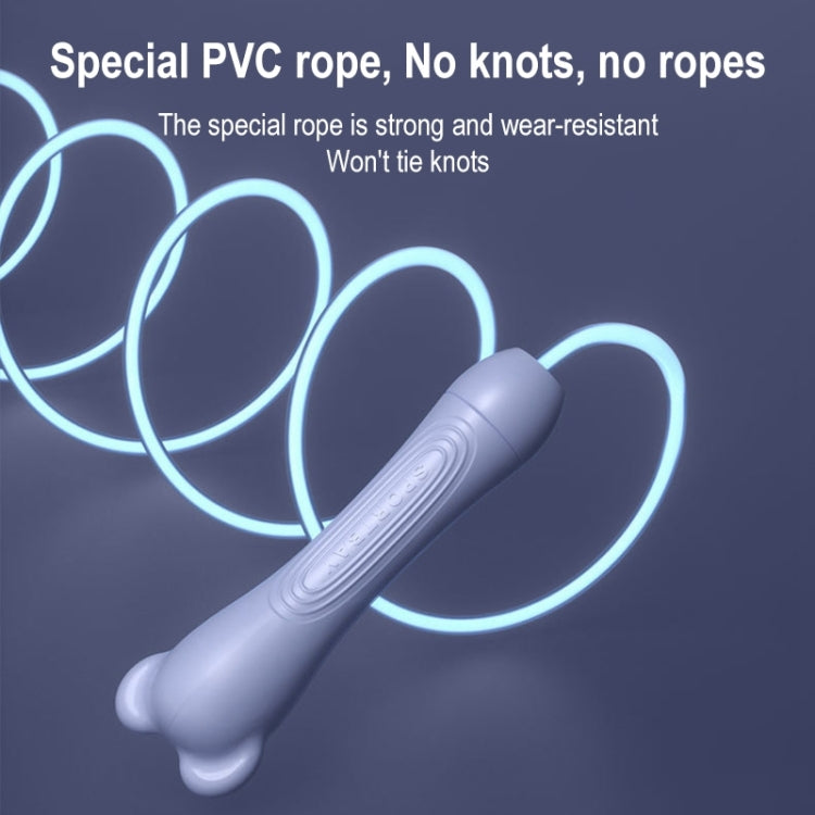 Fitness Men Women Lose Weight Essential Exercise Slimming Glowing Skipping Rope, Style: Corded, Corded