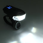 Waterproof USB Rechargeable 5 Modes Yellow & White Light 400LM COB LED Bike Taillight, Yellow & White Light Bike Taillight
